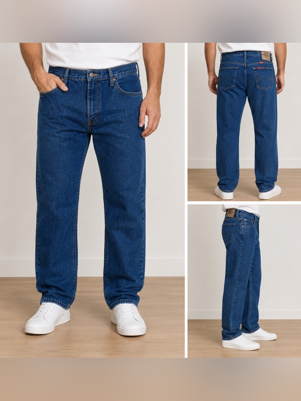 Wrangler Classic Blue Denim Jeans size 34x30